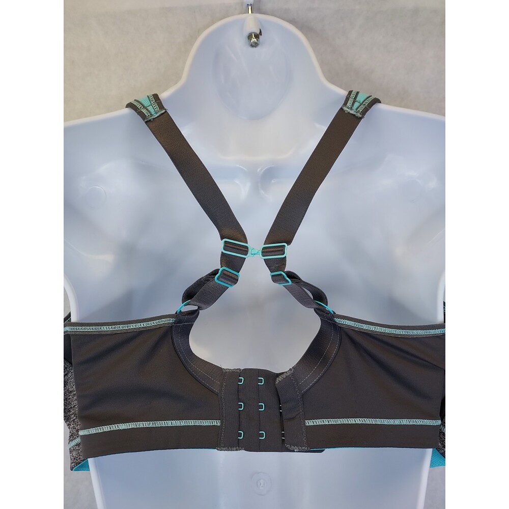 Freya Active Sport Bra 38DDD Sonic Carbon Molded Underwire Racerback Optional - Picture 5 of 12